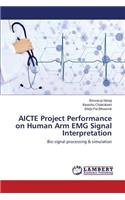 AICTE Project Performance on Human Arm EMG Signal Interpretation