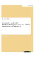 Quantitative Analyse der Wettbewerbsfähigkeit kleiner und mittlerer Unternehmen in Österreich