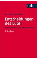 Entscheidungen Des Eugh