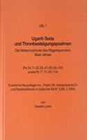 Ugarit-Texte Und Thronbesteigungspsalmen
