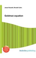 Goldman Equation
