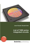 List of 7400 Series Integrated Circuits