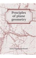 Prnciples of plane geometry