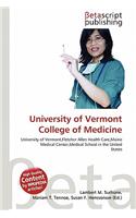 University of Vermont College of Medicine: (English)