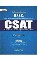 UPSC CSAT Civil Services Aptitude Test Paper-II