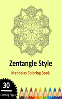 Zentangle Style Mandalas Coloring Book