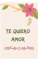 Te Quiero Amor Cuaderno