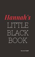 Hannah's Little Black Book.