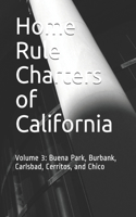Home Rule Charters of California