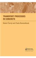 Transport Processes in Concrete
