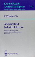 Analogical and Inductive Inference: International Workshop Aii '92, Dagstuhl Castle, Germany, October 5-9, 1992 : Proceedings (Lecture Notes in Computer Science)