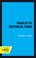 A Handlist of Rhetorical Terms