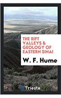 The Rift Valleys & Geology of Eastern Sinai