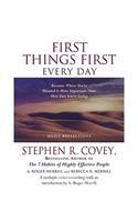 First Things First Every Day