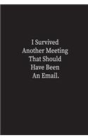 I Survived Another Meeting That Should Have Been An Email.