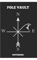 Pole Vault N E S W Notebook