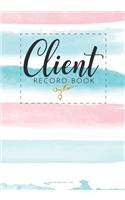 Client record book for Salons Nail Spa