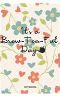 Notebook: I Love Tea Planner / Organizer / Lined Notebook (6 x 9)
