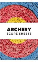 Archery Score Sheets