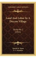 Land and Labor in a Deccan Village