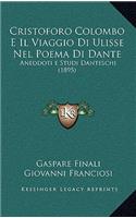 Cristoforo Colombo E Il Viaggio Di Ulisse Nel Poema Di Dante