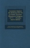 Inventaire Général Des Richesses D'art De La France