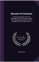 Morsels of Criticism