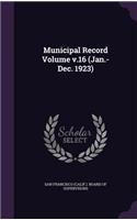 Municipal Record Volume v.16 (Jan.-Dec. 1923)