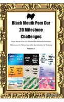 Black Mouth Pom Cur 20 Milestone Challenges Black Mouth Pom Cur Memorable Moments.Includes Milestones for Memories, Gifts, Socialization & Training Volume 1
