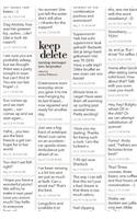 Keep Delete: turning messages into keepsakes