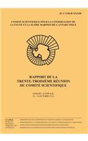Rapport de la trente-troisième réunion du Comité scientifique: Hobart, Australie, 20 - 24 octobre 2014(33 Rapport de la R?union Du Comit? Scientifique)