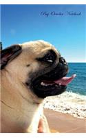 Pug October Notebook Pug Record, Log, Diary, Special Memories, To Do List, Academic Notepad, Scrapbook & More