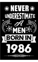 Never Underestimate A Men Born In 1986