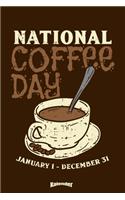 Mein National Coffee Day Kalender