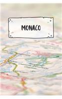 Monaco: Ruled Travel Diary Notebook or Journey Journal - Lined Trip Pocketbook for Men and Women with Lines
