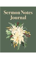 Sermon Notes Journal: An Inspirational Worship Notebook