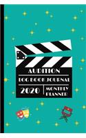 Audition Log Book Journal & 2020 Monthly Planner