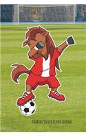 Dabbing Soccer Player Journal