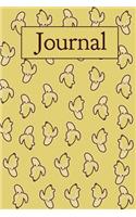 Journal: Kawaii Banana Pattern - 120-Page College-Ruled Journal