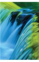 Verdant Waterfall Notebook: Blank Journal Diary Memoir Log Logue(29 Go Green 150 Lined)