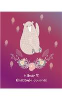 Bear Gratitude Journal