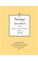 Lawrence County Missouri Marriages 1918-1924