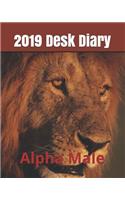 2019 Desk Diary: Alpha Male