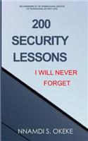 200 Security Lessons I Will Never Forget!