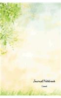 Journal Notebook Lined: 120-page Blank, Lined Writing Journal - Makes a Great Gift for Men, Women and Kids (5.25 x 8 Inches/Yellow and Green)