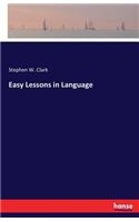 Easy Lessons in Language