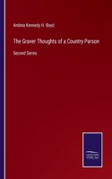 The Graver Thoughts of a Country Parson