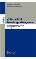 Mathematical Knowledge Management