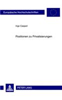 Positionen Zu Privatisierungen