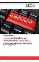Posibilidad de Un Concepto de Lo Politico.